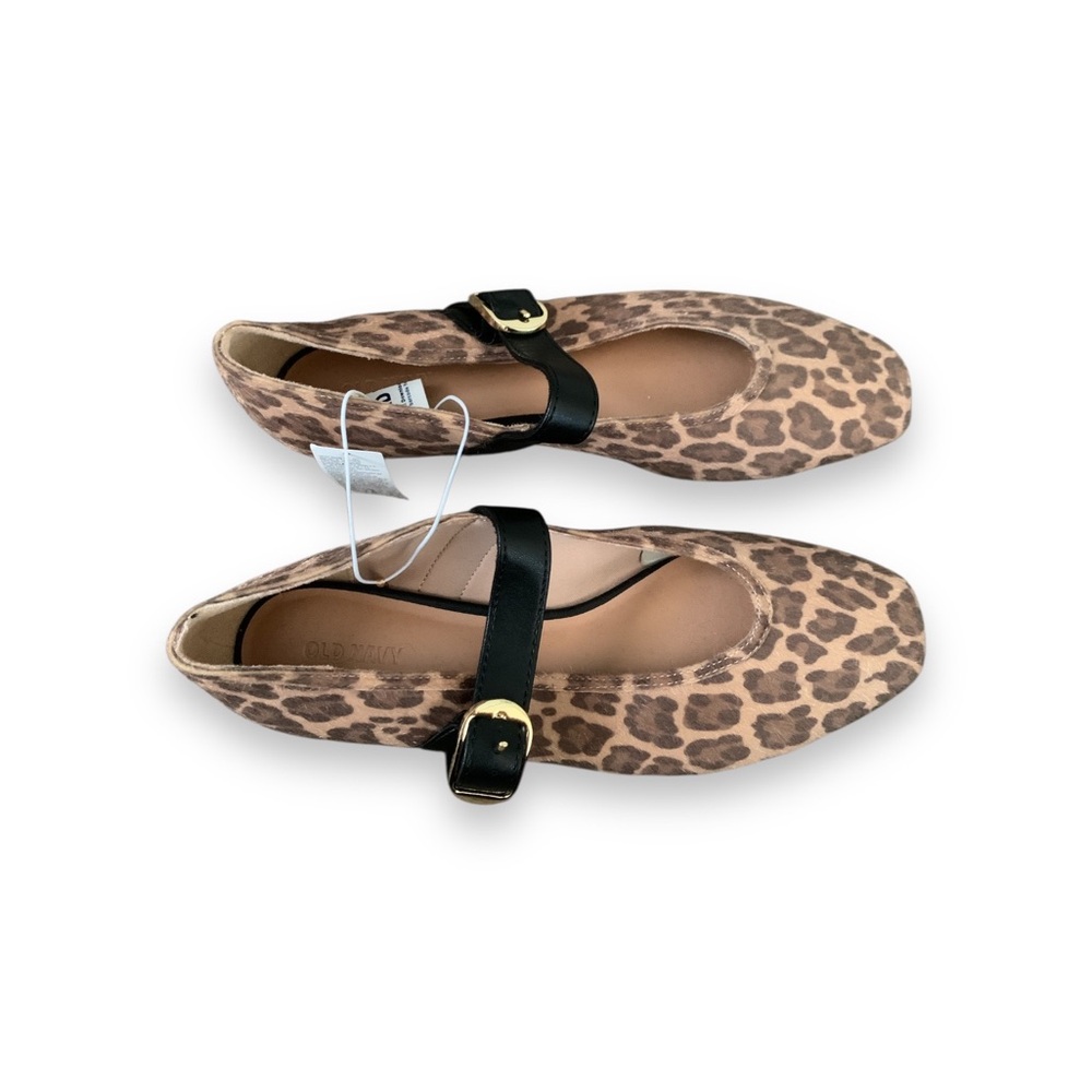 Mary Jane Ball Leopard Shoes Size 8 - Picture 2 of 3